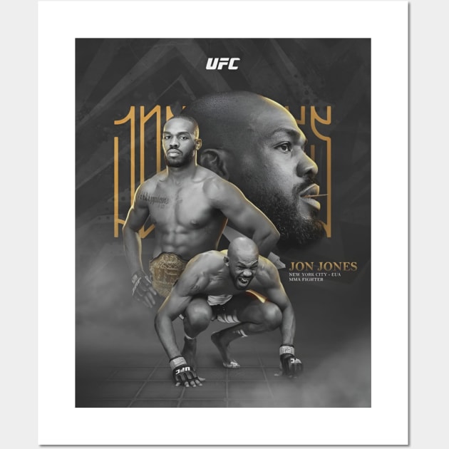 Jon 'Bones' Jones Wall Art by Fit-Flex